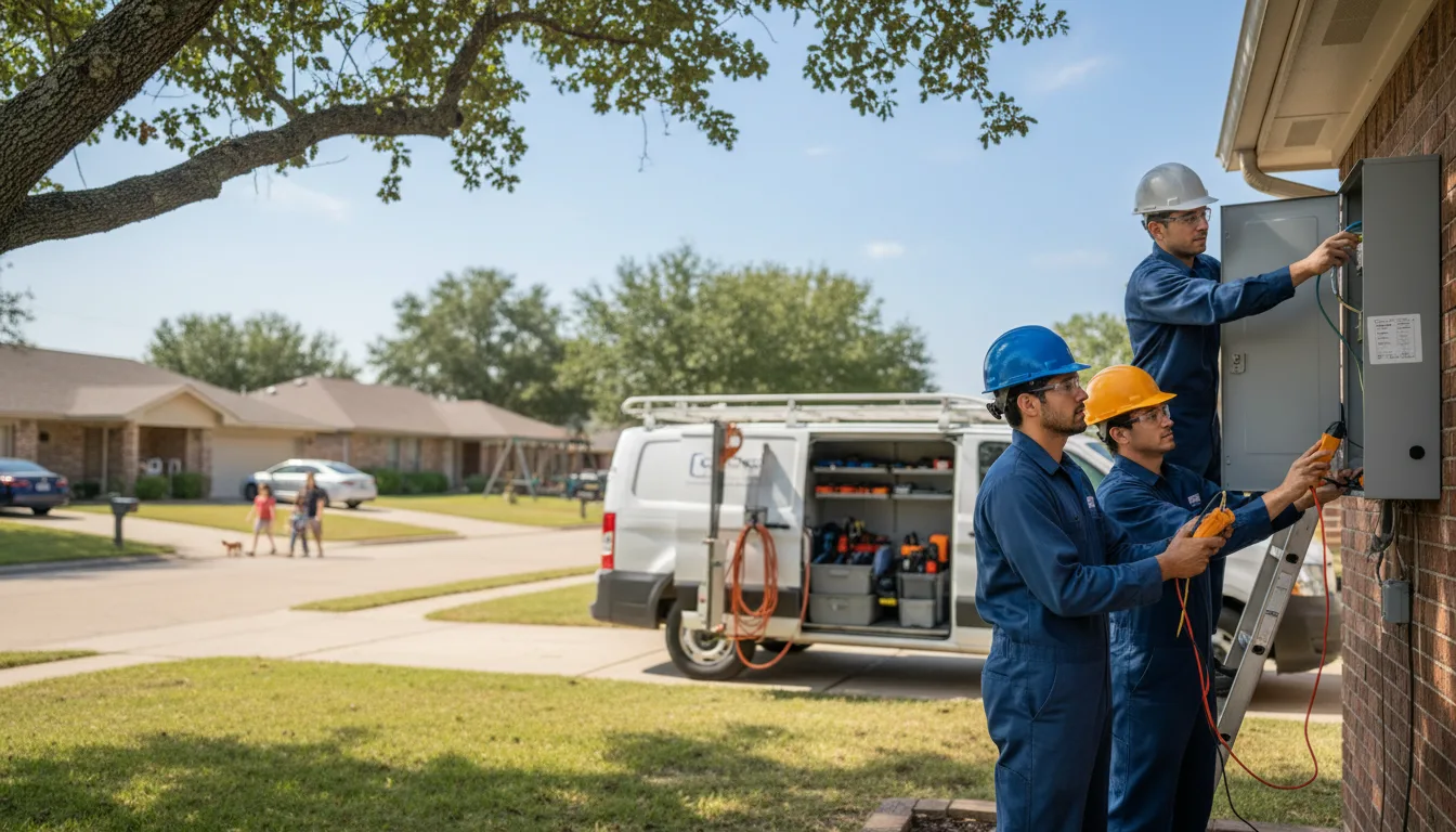Certified electrician providing emergency electrical services in Yorktown, IN